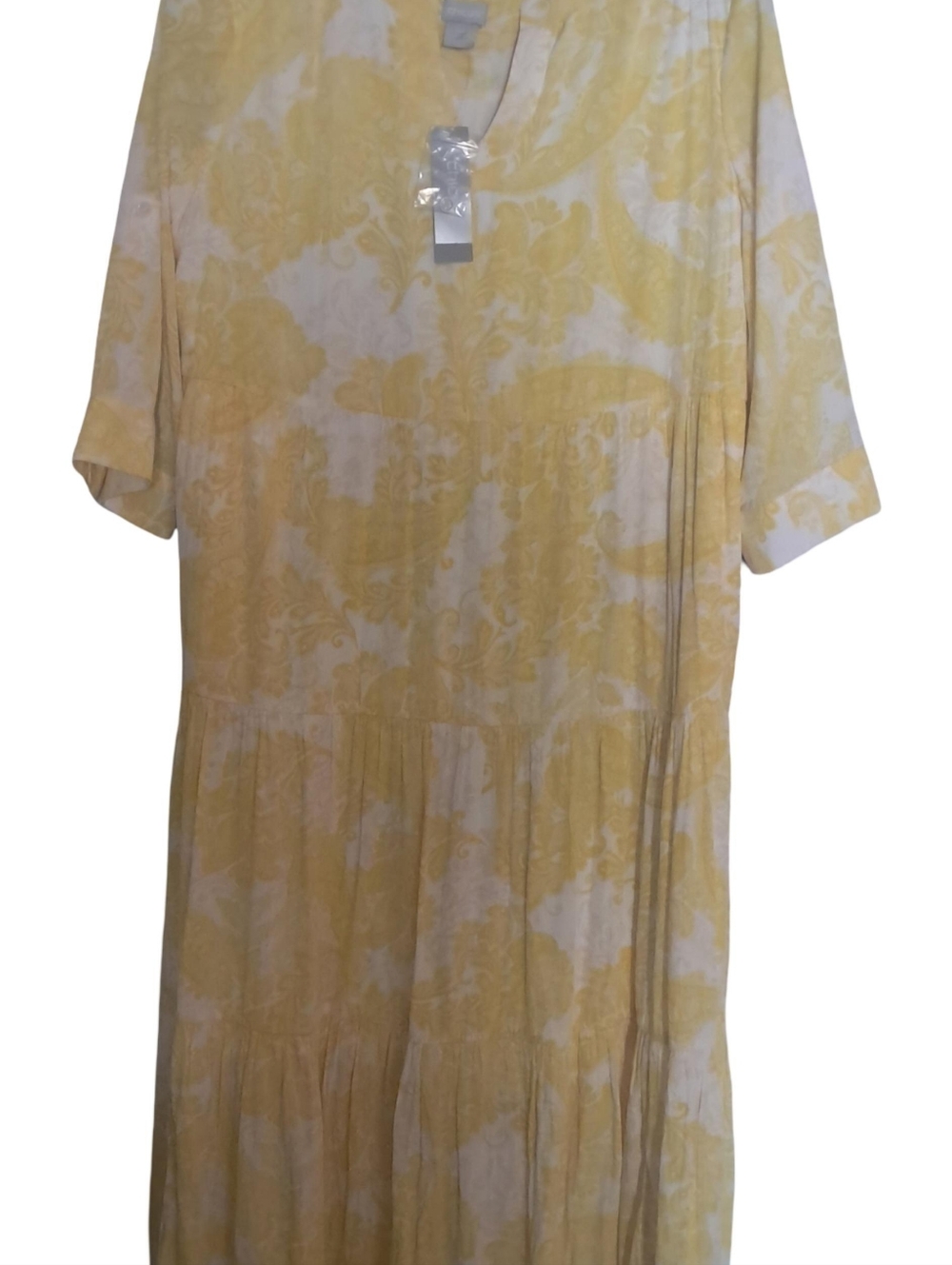 Chico's Yellow & White Floral Tunic